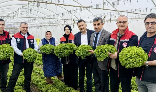 Bursa’da ‘Yeşilliğe Özen Sofrada Güven’ hasadı