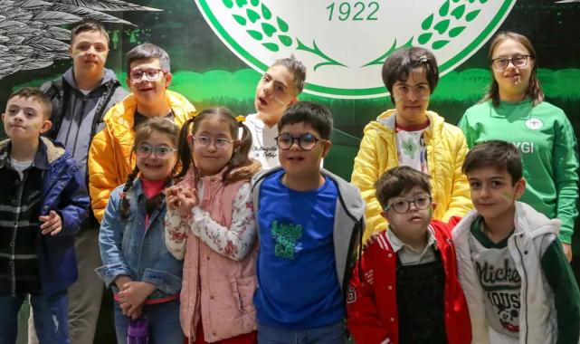 DOSD Meram’ın özel çocukları Konyaspor’a şans getirdi