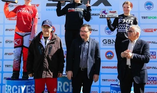 Erciyes, Dünya Kar Motosikleti Şampiyonası’na ev sahipliği yaptı