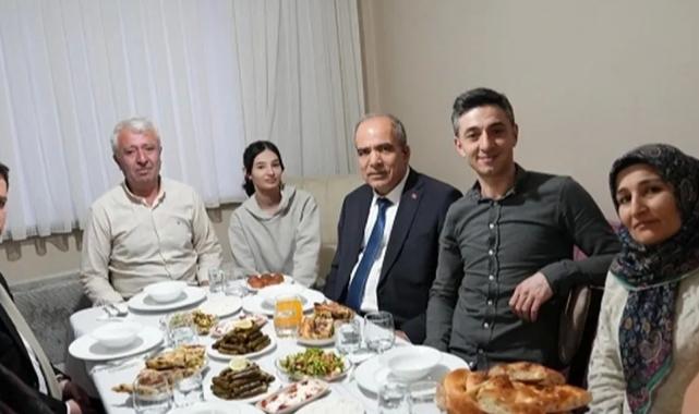 Erkan Aydın Ayaz ailesinin iftar sofrasına konuk oldu