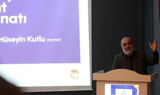 Hattat Kutlu Sakarya’da sanatın inceliklerini anlattı