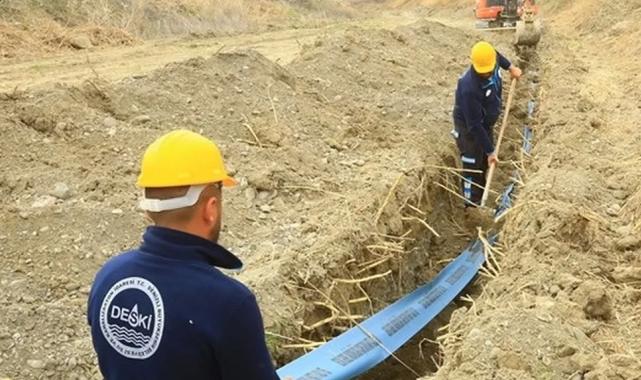 Honaz Kaklık’ta asbest borular tarihe karışıyor