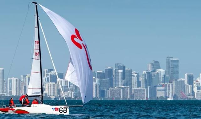 J70 Eker, Miami’de 4 takım arasından sıyrılarak birinci oldu