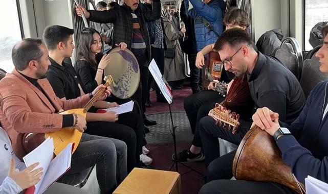 Kayseri metrosunda ‘Çanakkale’ ruhu canlandı