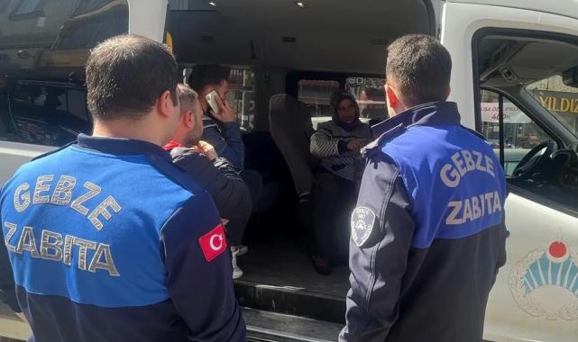 Kocaeli Gebze zabıtası dilencilere izin vermiyor