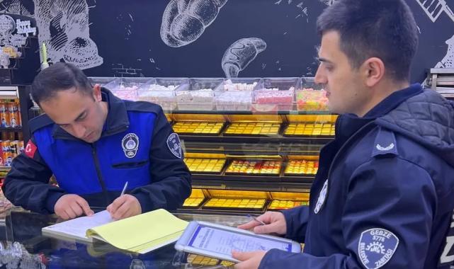 Kocaeli Gebze Zabıtasından bayram denetimi