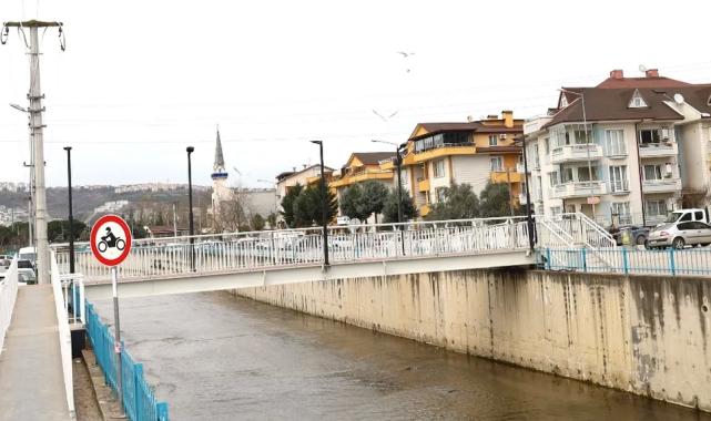 Kocaeli’de Akarca Yaya Köprüsü’ne engelli rampası