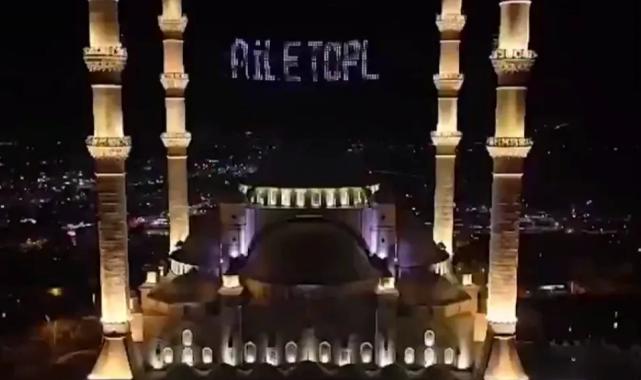 Mahyalar ‘Aile Yılı’ için yanıyor