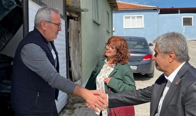 Manisa Soma’da meclis üyeleri mahallelerde