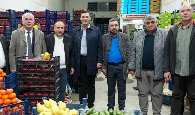 Manisa’da Başkan Zeyrek’ten ‘Hal’in halini sordu