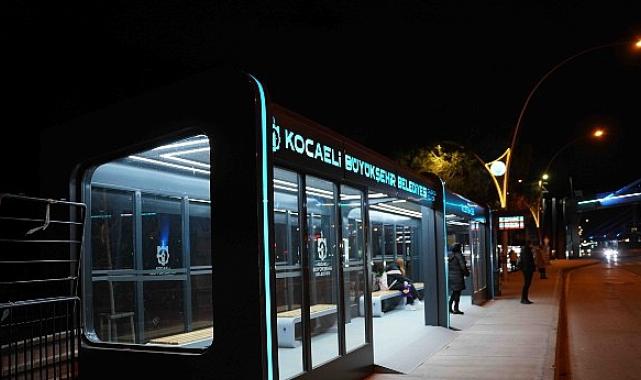 Millet Bahçesi’ne LED’li, modern konsept durak