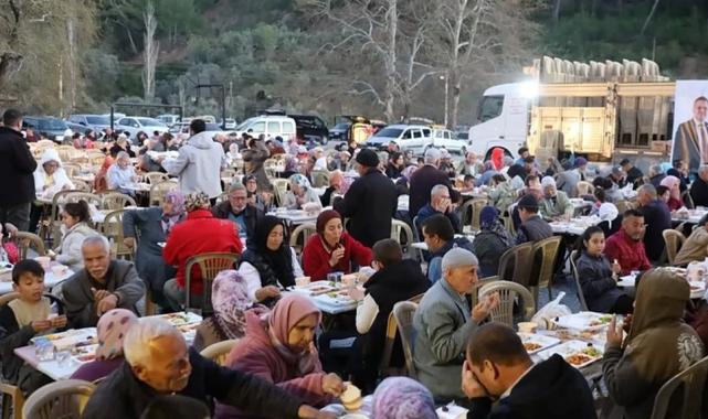 Muğla Dalaman’da binlerce kişi iftar sofrasında buluştu