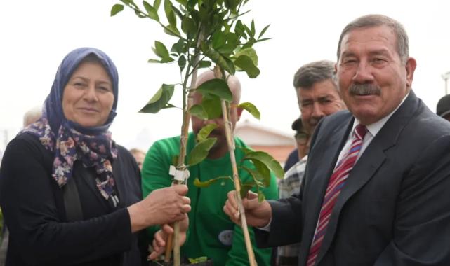 Muğla Milas’ta üreticilere fidan desteği sağlandı