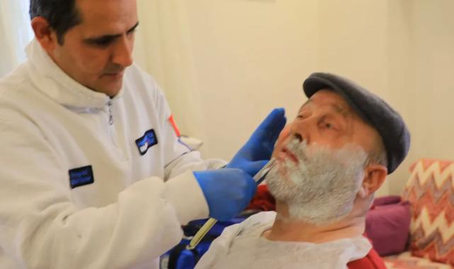 Muğla’da bayram tıraşı ile evlere misafir oluyor