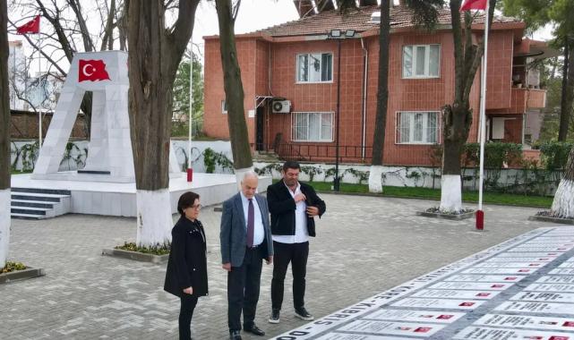 Mustafakemalpaşa’da şehitlik 18 Mart için yenilendi