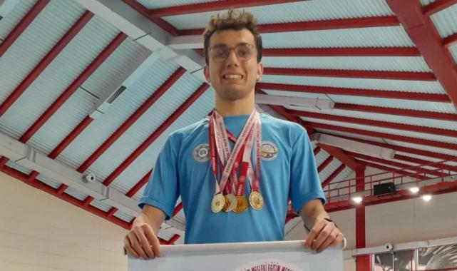 Sakaryalı sporcu Selim Kerem tarih yazdı