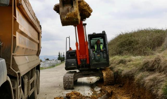 Samsun’da Derecik Mezarlığı çalışmalar başladı