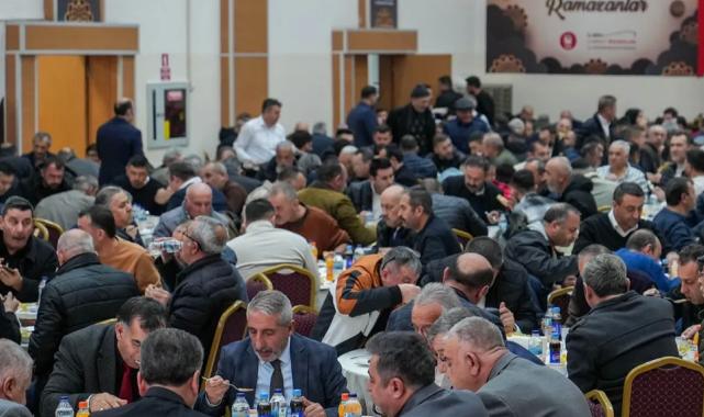 Taksi ve dolmuş esnafını buluşturan iftar!