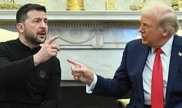 Trump ve Zelenskiy ile kameralar önünde tartıştı
