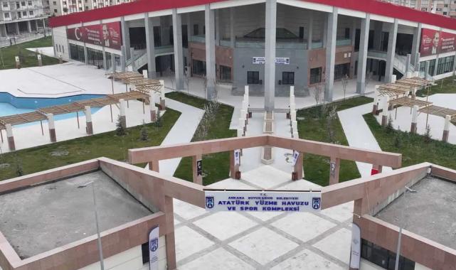 Ankara ‘Sincan Fatih Yüzme Havuzu’nda çalışmalar tam gaz