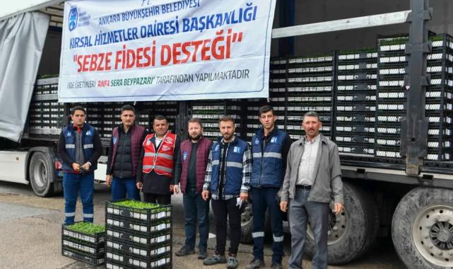 Ankara’da 1 milyonun üzerinde erkenci sebze fidesi dağıtıldı