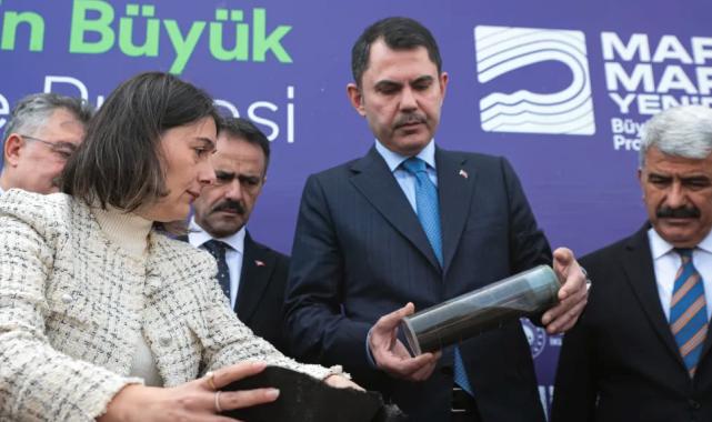 Bakan Kurum: 1,1 milyon metreküp dip çamuru deniz suyundan ayrıştırıldı