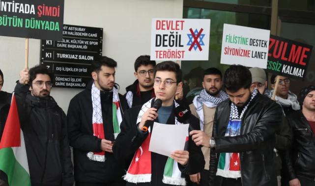 BTÜ’lü öğrenciler Gazze için tek yürek