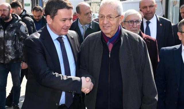 Bursa’da Başkan Aydın, Kayıhan Çarşısı esnafı ile buluştu