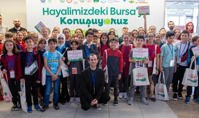 Bursa’da çocuklar hayallerindeki Bursa’yı konuştu