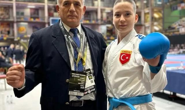 Bursalı karateci Nisanur Çakır’dan gümüş madalya