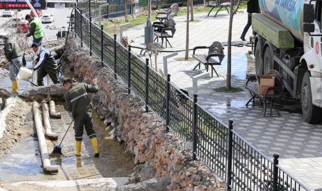 Büyük Keçiören Şelalesi’nde temizlik