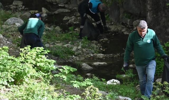 Çaybaşı Deresi’nde temizlik ve ağaçlandırma