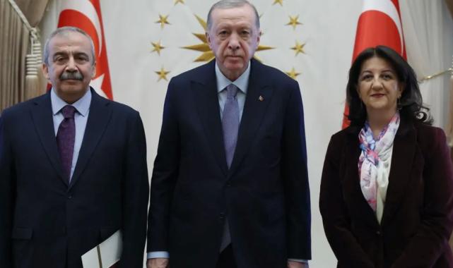 Cumhurbaşkanı Erdoğan, DEM heyetini kabul etti