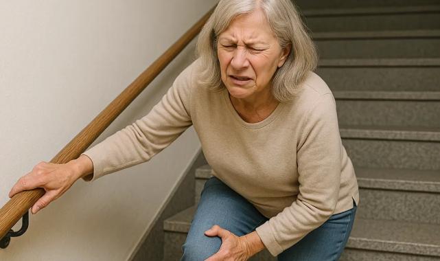 Diziniz ağrıyorsa merdivenden inip çıkmayın!