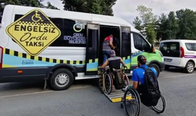 Engelsiz taksi 7 bin 43 kere engelleri aştı