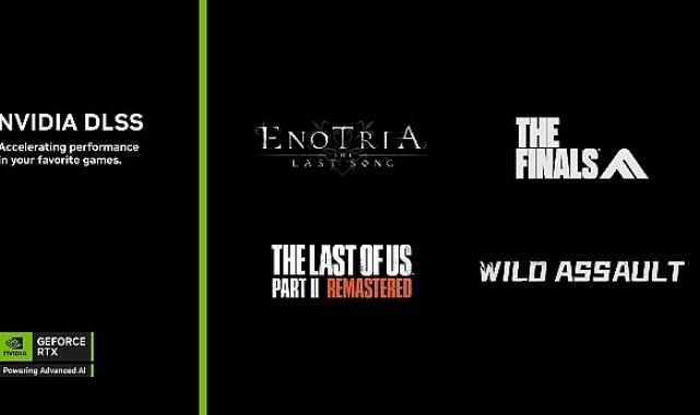 Enotria: The Last Song, THE FINALS ve Wild Assault Oyunları DLSS 4 ve Çoklu Kare Oluşturma desteği Alıyor