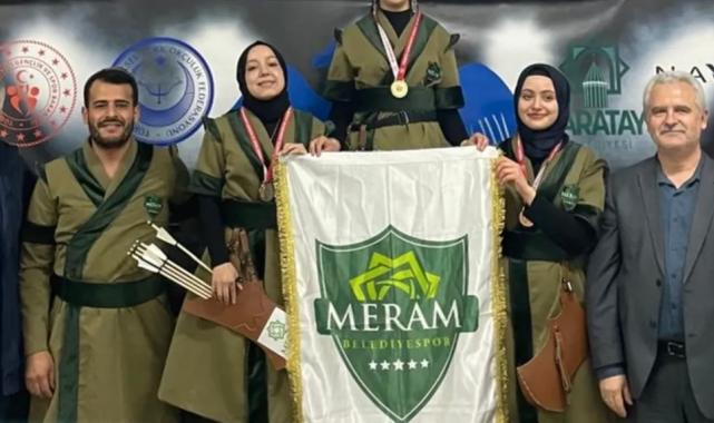 Geleneksel okçulukta zirve; Meram Belediyespor’un