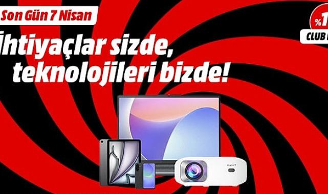 “İhtiyaçlar Sizde, Teknolojiler MediaMarkt’ta” Kampanyası Devam Ediyor