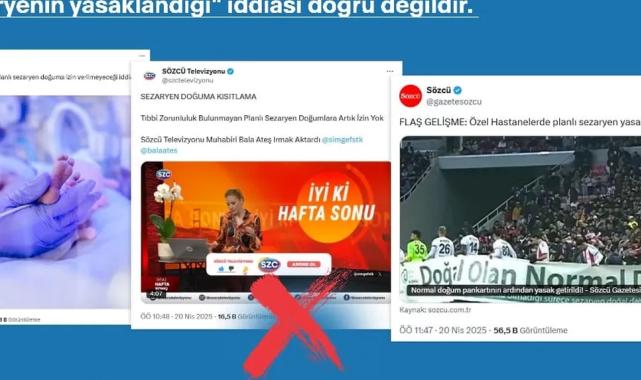 İletişim’den ‘planlı sezaryen’ iddialarına açıklama