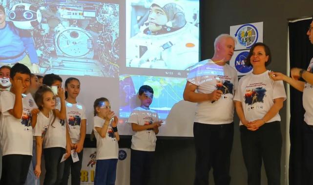 Karabağlar’da Atatürk’ün çocukları uzayla buluştu