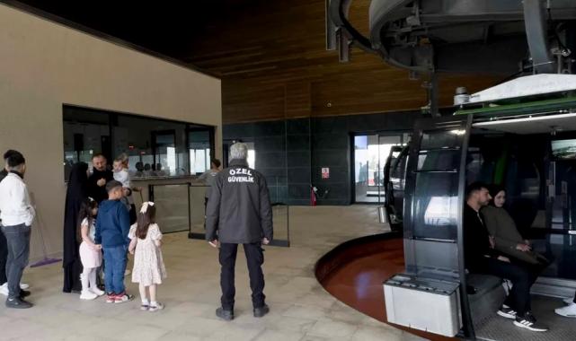 Kartepe Teleferik bayram tatilinde yoğun ilgi gördü