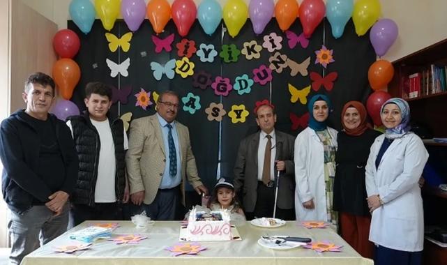 Kayseri Büyükşehir zabıtasından minik Asya’ya unutulmaz doğum günü