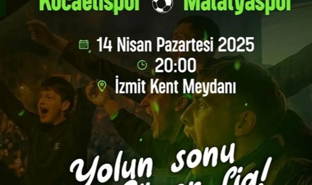 Kocaeli’de kalpler sahada, coşku meydanda