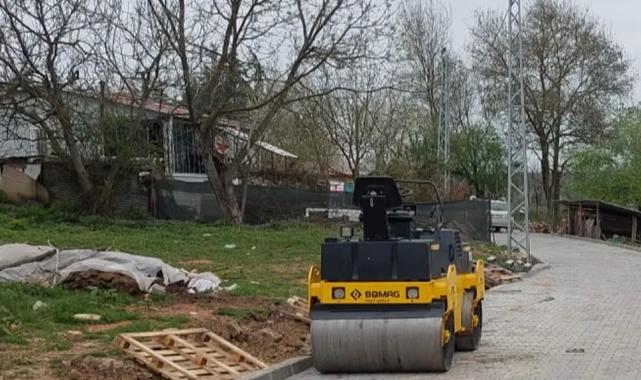 Kocaeli’de Körfez’in köylerine parke taşı döşeniyor