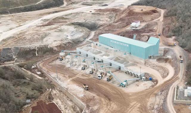 Taş kırma tesisiyle 6 ayda 17 milyon tasarruf sağlandı