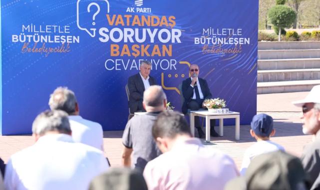 Konya Selçuklu’da vatandaş sordu, Başkan cevapladı