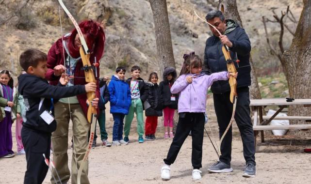 Konya Sille Tabiat Okulu’nda eğlenceli öğretim