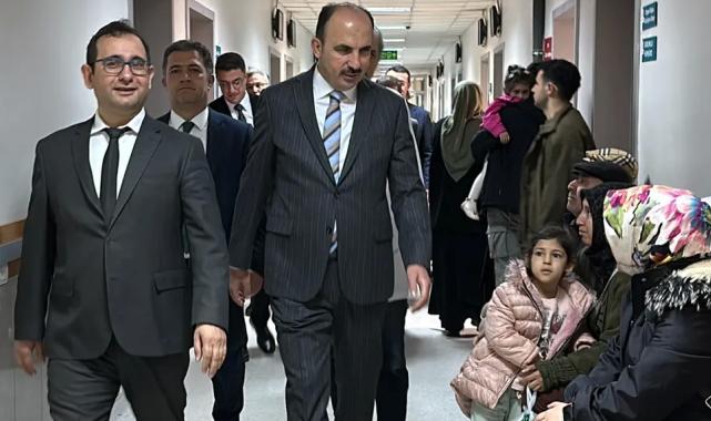 Konya’da Başkan Altay  hastaları ziyaret etti