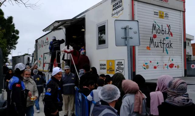 Konya’nın mobil mutfağı İstanbulluların hizmetinde