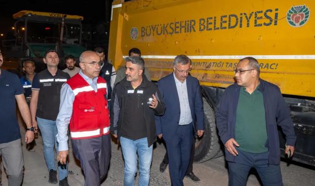 Malatya Büyükşehir’den 7/24 yol mesaisi